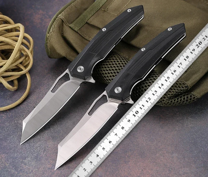 

G10 Handle D2 High Hardness Stainless Steel Blade Outdoor Portable Camping Hiking Travel Knife