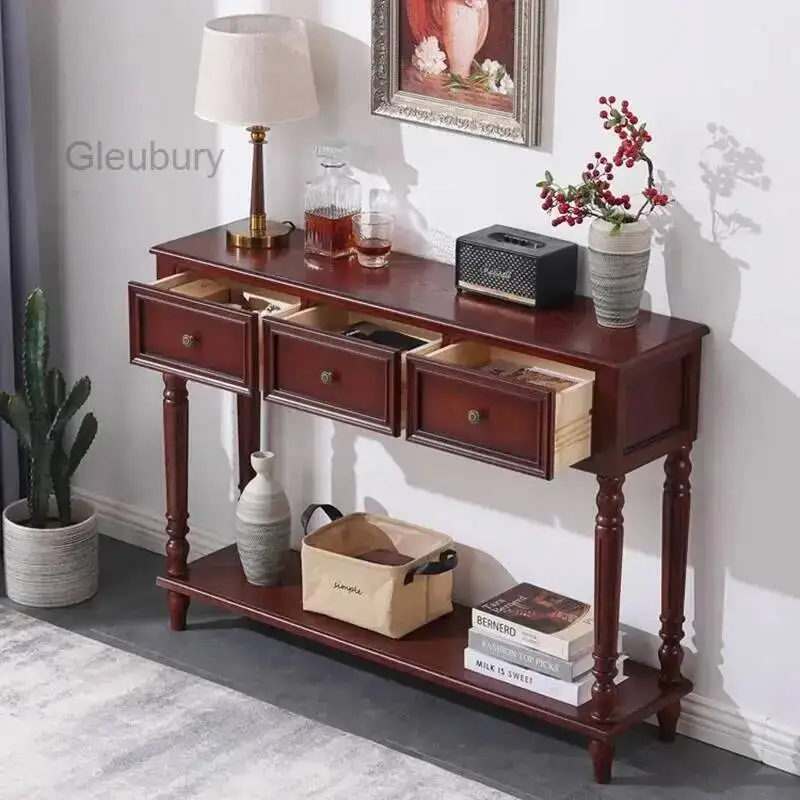 Итальянский Скандинавский Роскошный Премиум-стол-консоль для прихожей с хранением, Мебель для гостиной