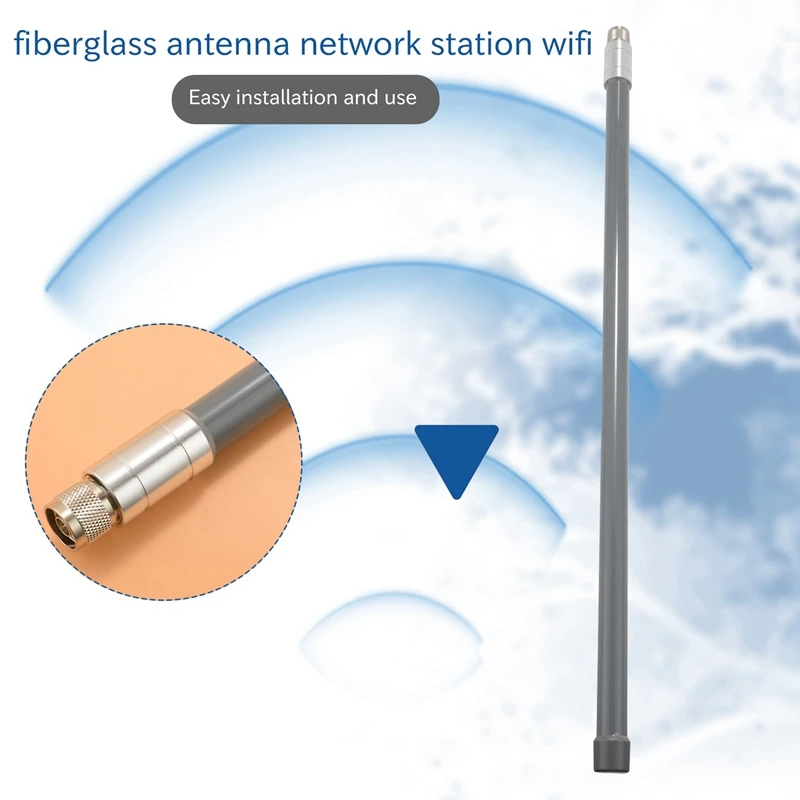 868Mhz Antenna Omni Fiberglass Antenna 10Dbi Outdoor Roof Glide Monitor Repeater UHF IOT RFID Lorawan Monitor Antenna For Outdoo