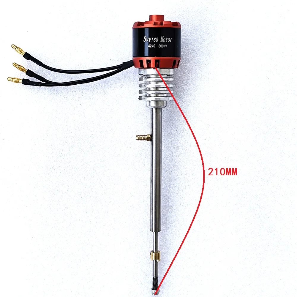 4240 kv800 فرش السيارات سائق رمح طويل 210 مللي متر السكتة الدماغية محرك خارجي محرّك القارب أجزاء ما بعد البيع