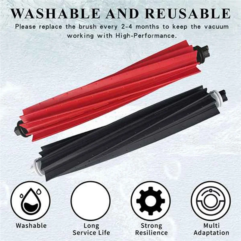 

AEE3-For Roborock Q5 Max+ Duoroller+ Robot Vacuum Cleaner Accessories Main Side Brush Hepa Filter Mop Rag Dust Bag Parts