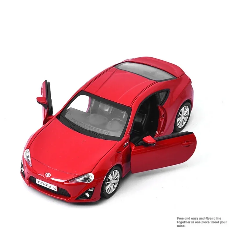 1:36 Toyota GT 86 Alloy Sports Car Model Diecast Metal Track Racing Car Vehicles Model Simulation Miniature Scale Kids Toys Gift