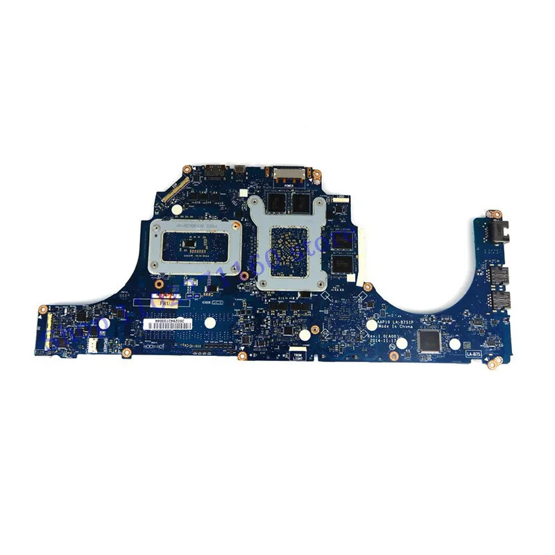 CN-0JM7P2 0JM7P2 JM7P2 For DELL 15 R1 17 R2 With SR1PX I7-4710HQ CPU AAP10 LA-B751P Laptop Motherboard 100% Full Tested Good