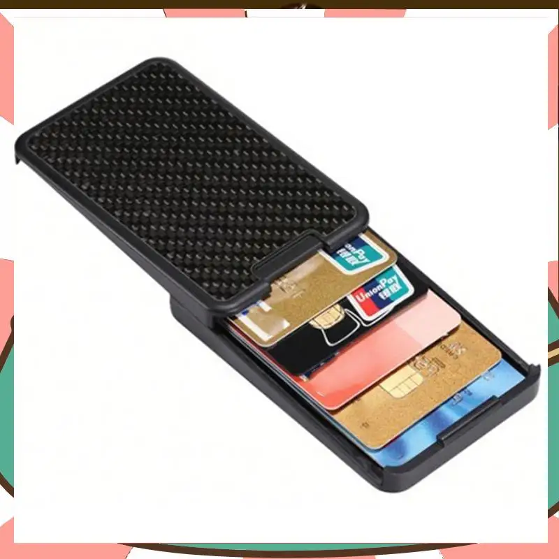 

Carbon Fiber Simple Wallet Carbon Fiber Wallet For Credit Card, Bank, Business ID Card-[A59T]
