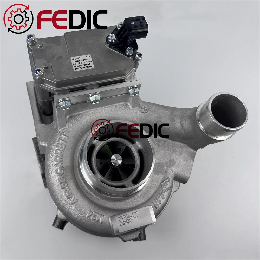 GT3576KLV 728392 17201-E0311 17201-E0312 Turbo charger for Hino Ranger Truck J07E 6.6L 2005 Genuine Turbocharger