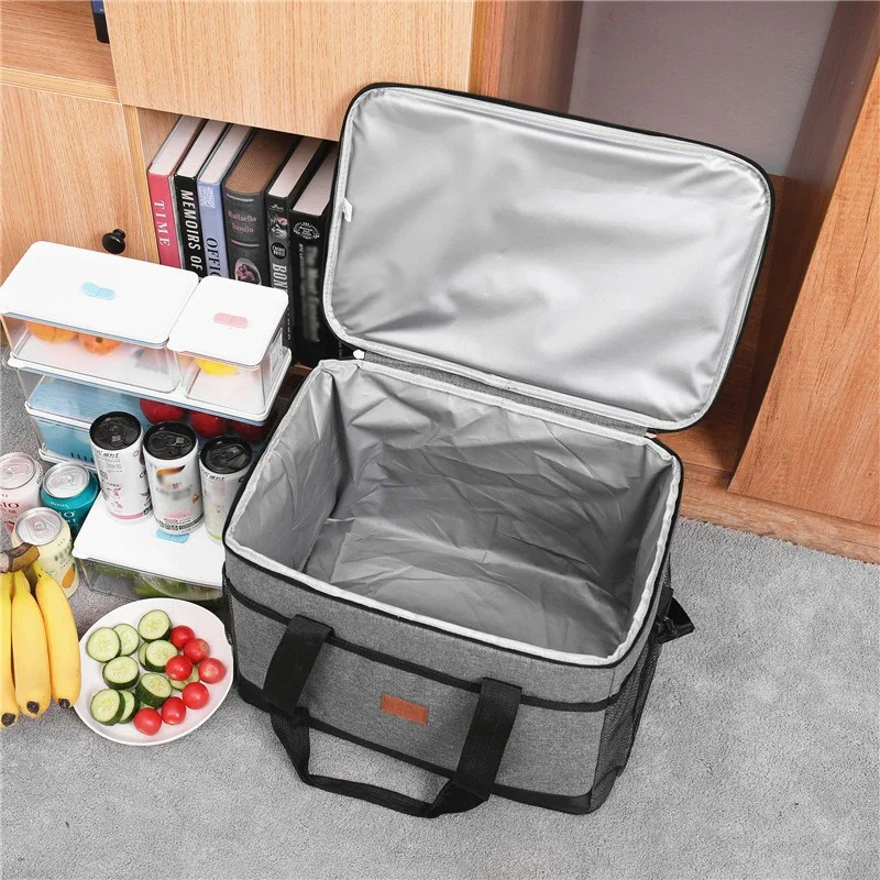 Multifunctional Collapsible Cooler Bag Insulated Picnic Lunch Bag Cooling Bag Outdoor Travel Water proof Food Bags Camping BBQ