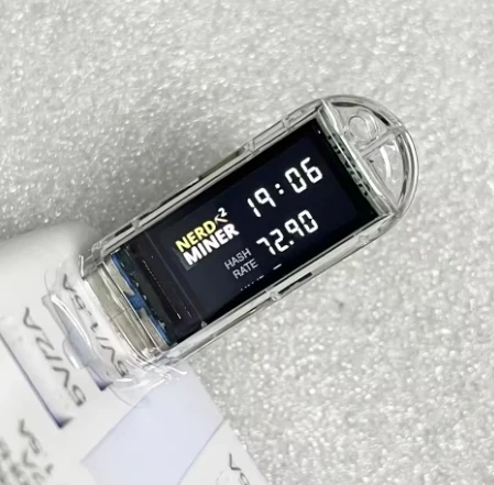 

Майнер Nerd Miner 73 Kh/s USB (мини-майнер) для биткойнов, соло-майнер для лотерей с дисплеем, Luckyminer V3, подключи и работай, для майнинга биткойнов