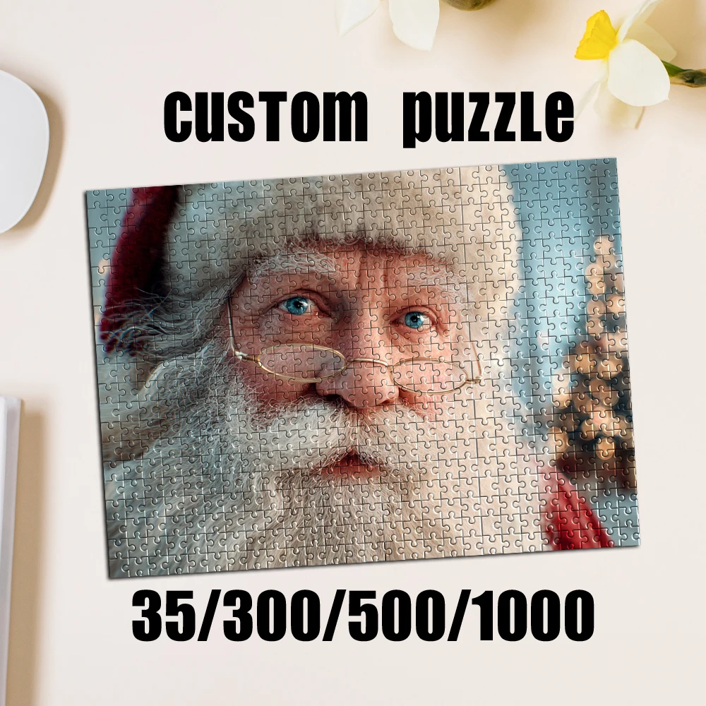 35/300/500/1000pcs Personalized Custom Photo Puzzle selfie Toys Personalized Jigsaw Puzzles Handmade Gifts