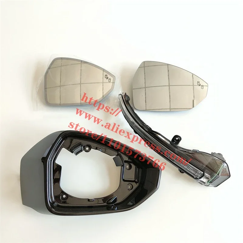 Rearview Mirror Glass/Lens,Frame,Turn Light for ZEEKR 001 Anti-dazzle with Blind Spot