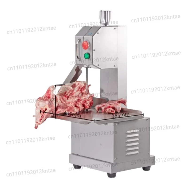Automatic commercial meat processing machine, multi-functional bone saw cutter, easy to operate, 220V, suitable for food stores.