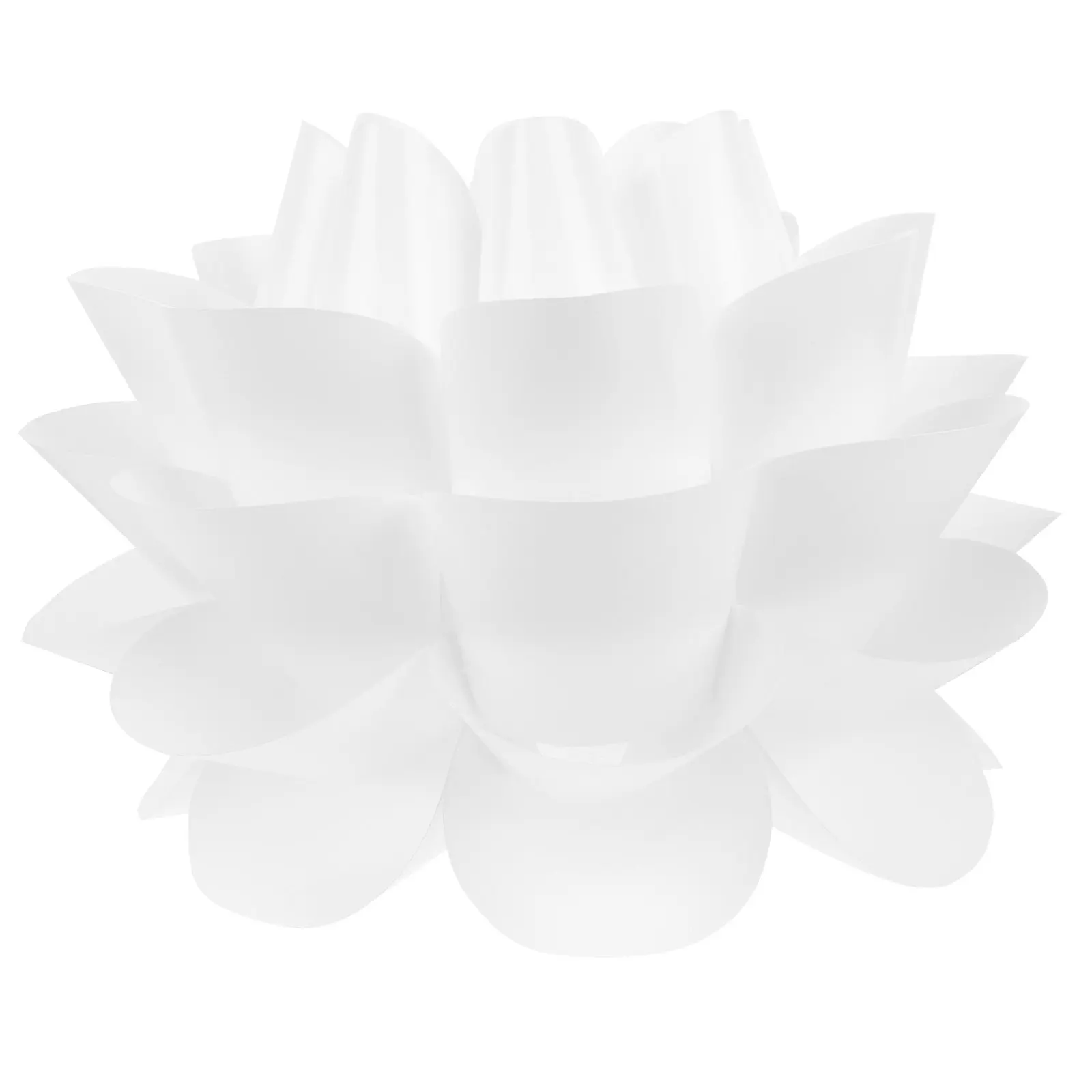 Lotus-Shaped Lampshade Durable Plastic Light Cover Home Hotel Cafe Restaurant Decorative Ceiling Lamp Accessory