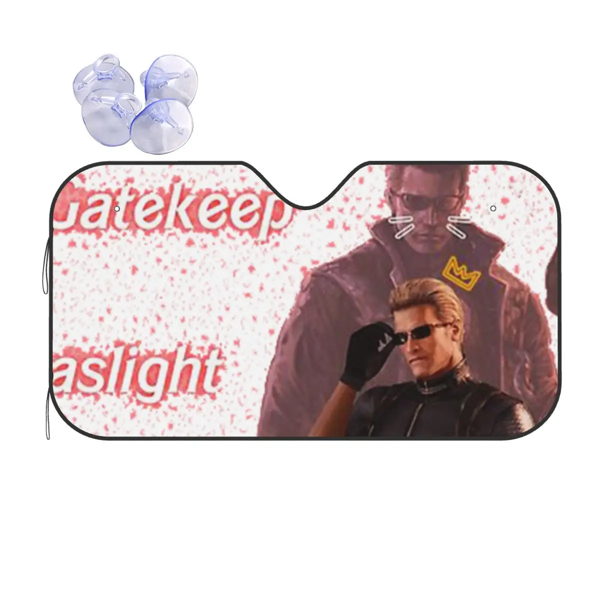 

Альберт Уэйкер Gaslight Gatekeep Girlboss солнцезащитный козырек лобовое стекло автомобиля переднее лобовое стекло солнцезащитный козырек аксессуары чехлы