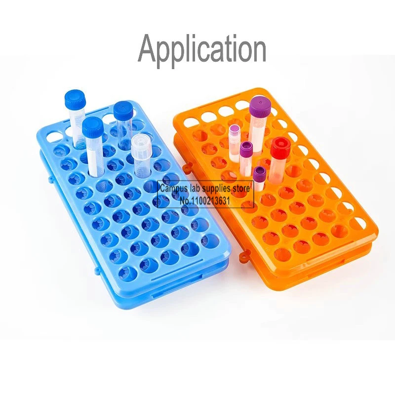 1pcs Lab Plastic 5-15ml Centrifuge Tube Rack Multi Function Test Tube Rack 18mmx50 Hole Test Tube Rack