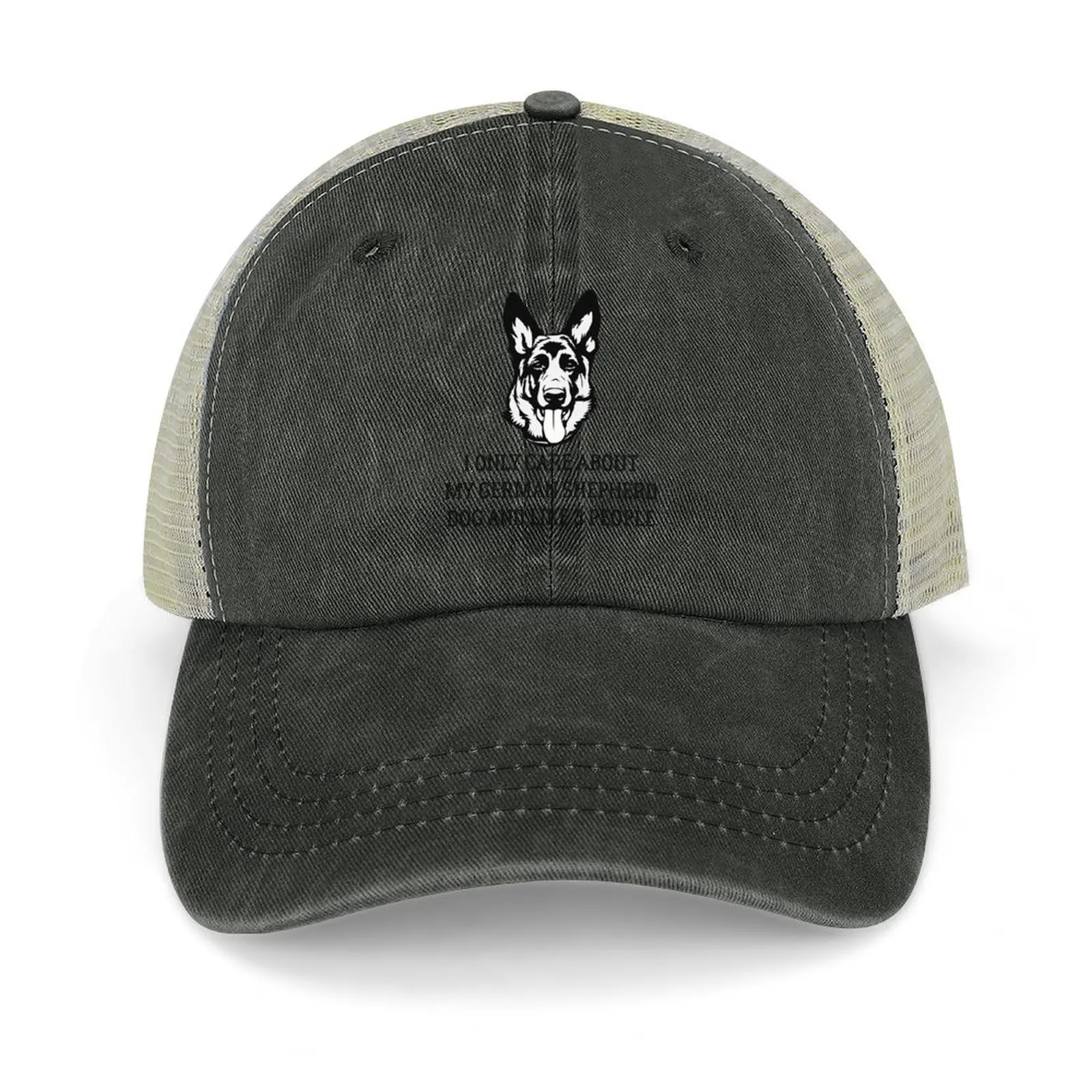 

I Only Care About My German Shepherd Dog And Like 3 People Baseball Cap |-F-| Beach Bag Sun Cap Hats For Men Women's