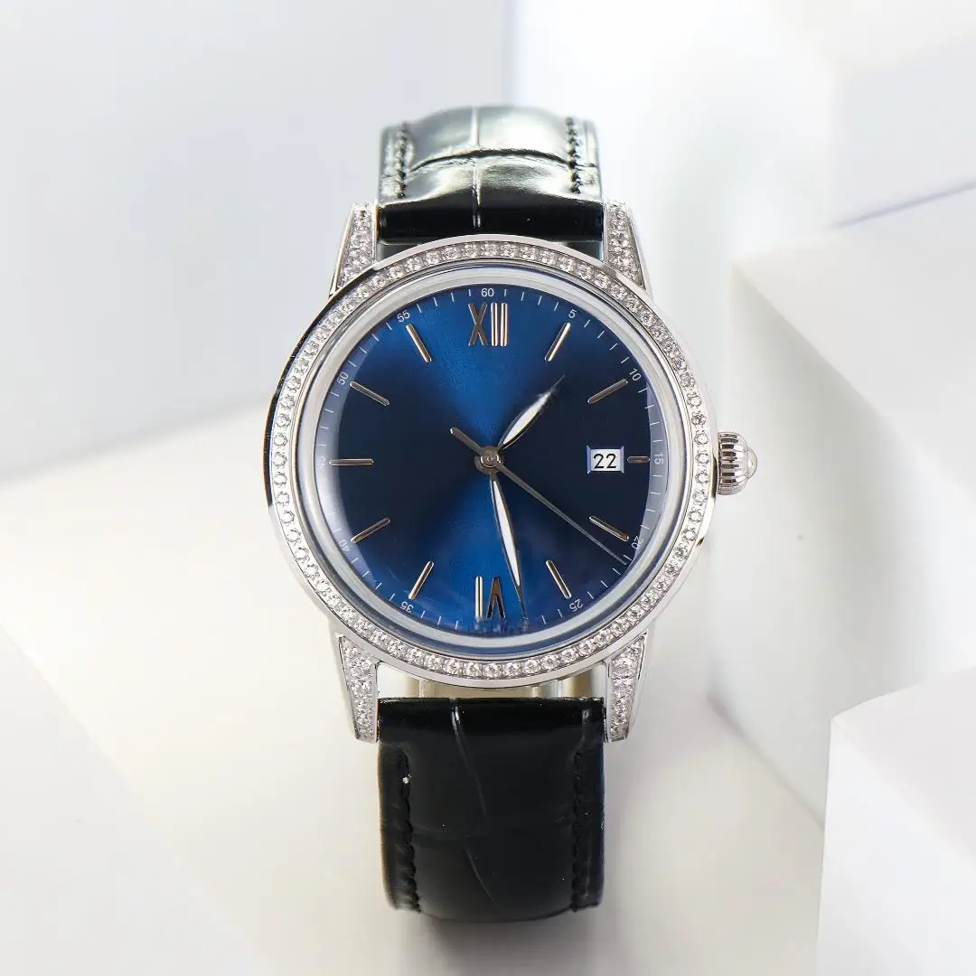 Low‑Key Fashion Designer Style Men Watch Women Watch Dark Matte Dial Quartz Wrist Watch Fine Polished Alloy Band Waterproof Office Night Out Daily Wristwatch Stylish Affordable Anniversary Gift Present