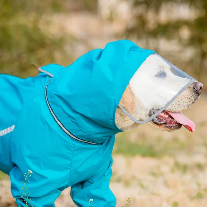 

Плащ для собак, все включено, плащ для собак, боковой пас, золотистый ретривер, лабрадор Аляска, водонепроницаемая утолщенная молния