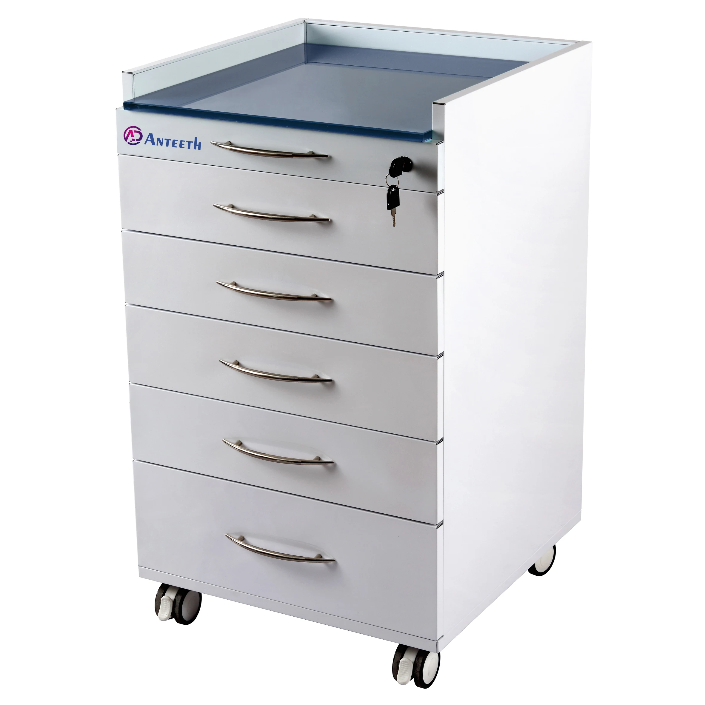 

Stainless Steel Trolley Tool Cabinet Customized Furniture Movable Cabinet Colorful Dental Clinic Professional Cabinet