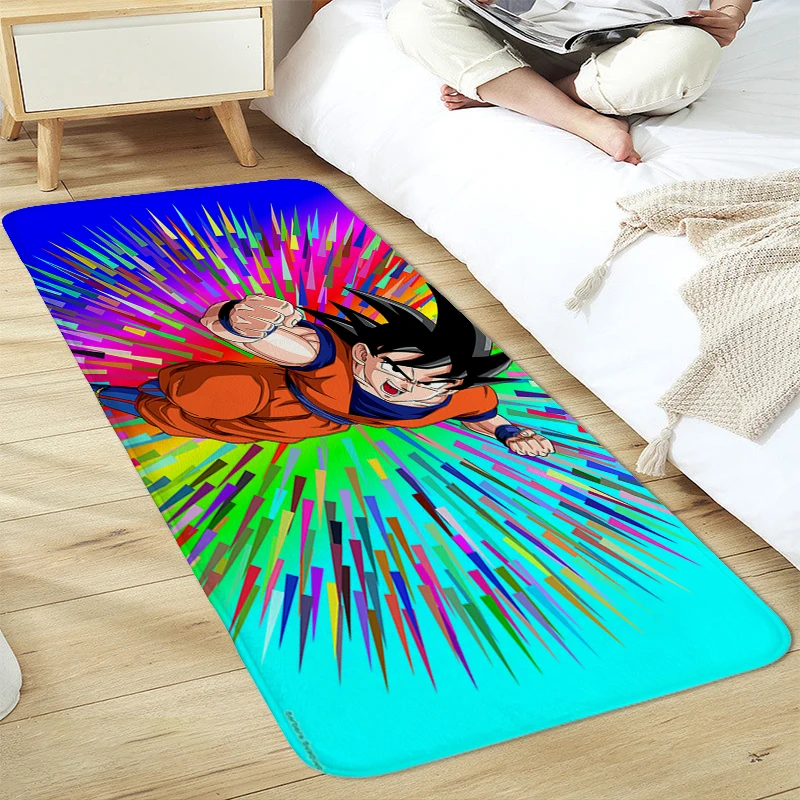 Living Room Floor Carpet Anime D-Dragons B-Balls Bedroom Rugs Washable Non-slip Kitchen Mats Soft Funny Doormat Entrance Door