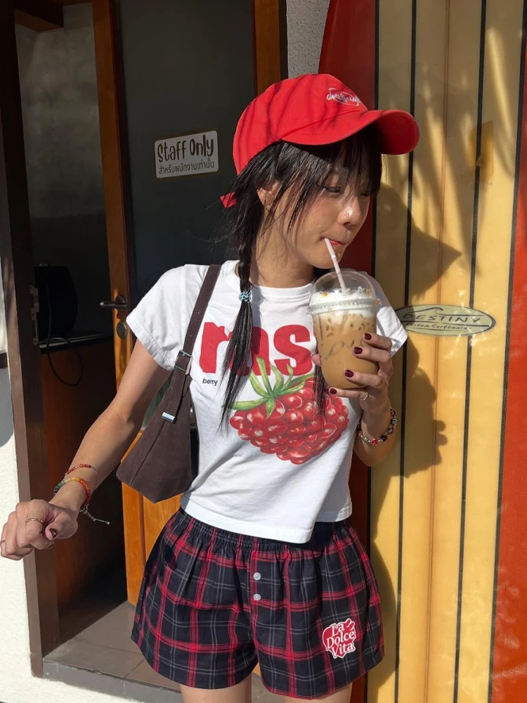 Slim Fit ort Sve T-irt femmes été nouveau Sle Hot Girl oulder longueur coton Polyester mélange imprimé rond Ne haut