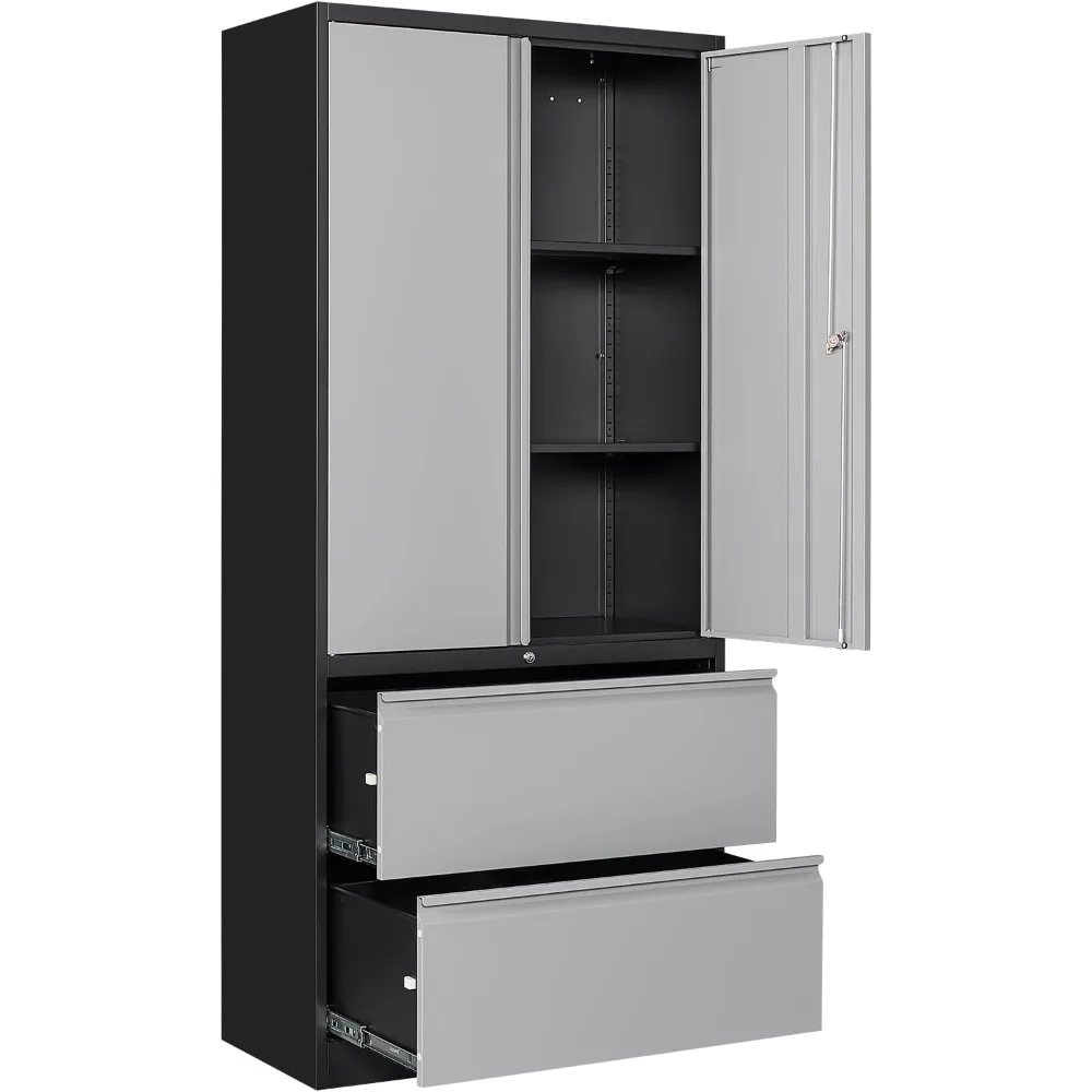 Metal Storage Cabinet with 2 Drawers - 71