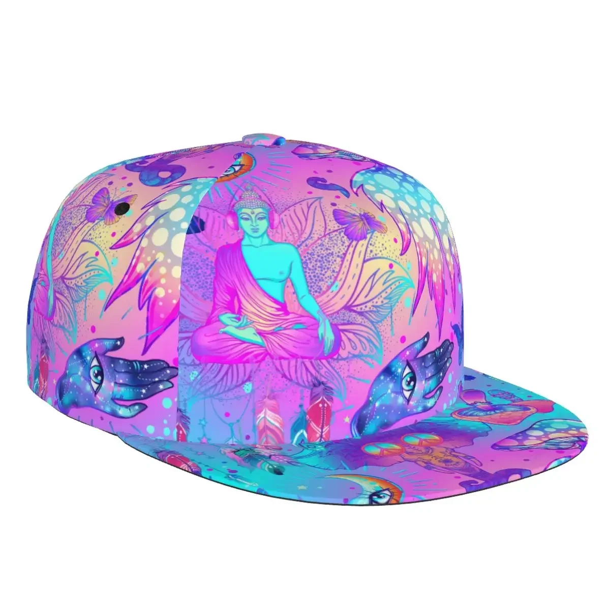 Gorra de béisbol con estampado 3D De Seta psicodélica para hombre y mujer, sombrero de sol informal, elegante, étnico, moda de escenario, Hip Hop