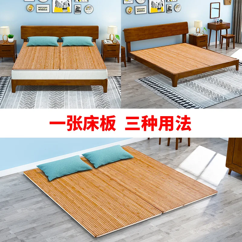Nanzhu waist hard bed board, whole solid wood hard board bed pad wooden bed board, spine protection soft