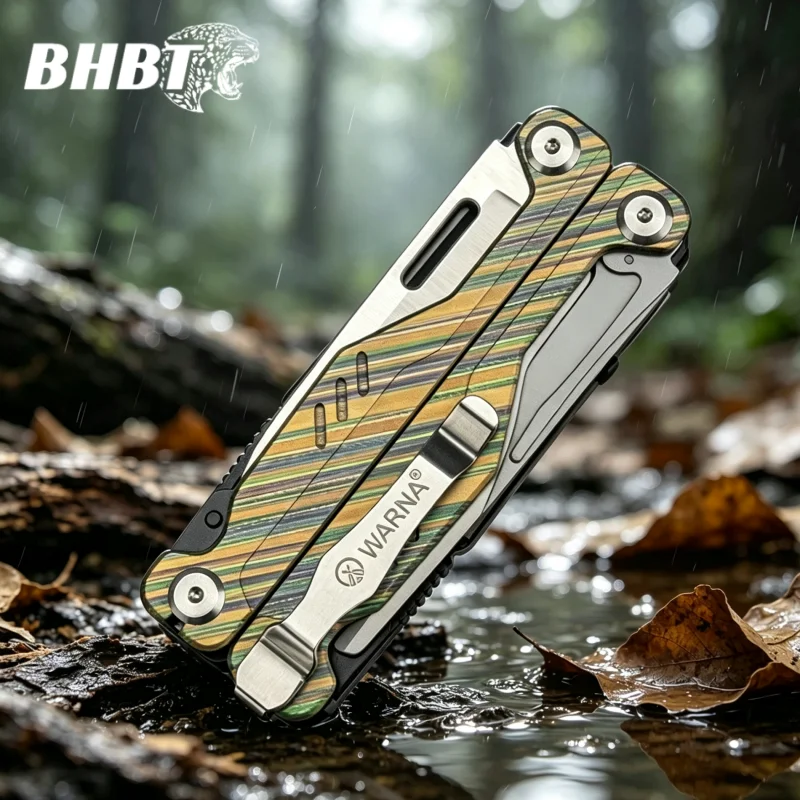 BHBT Titanium Alloy Multitool Pliers 20 In 1 EDC Outdoor Camping Survival Multi Functional Tool Pliers Multi Tool