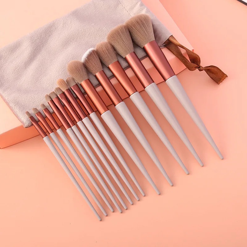 13Pcs Makeup Brush Set Make Up Concealer Brushes Blush Powder Eye Shadow Highlighter Foundation Cosmetic Beauty Tools