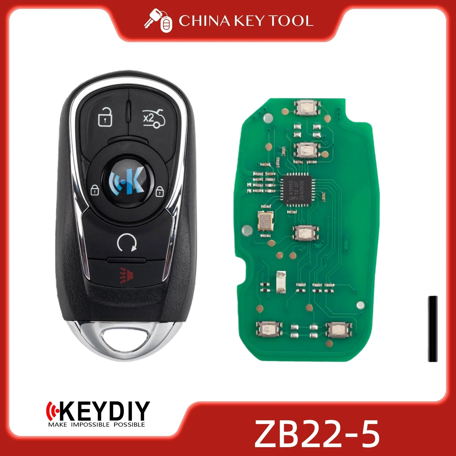 KEYDIY KD ZB22-5 Universal Smart Remote Key Compatible with Buick Type