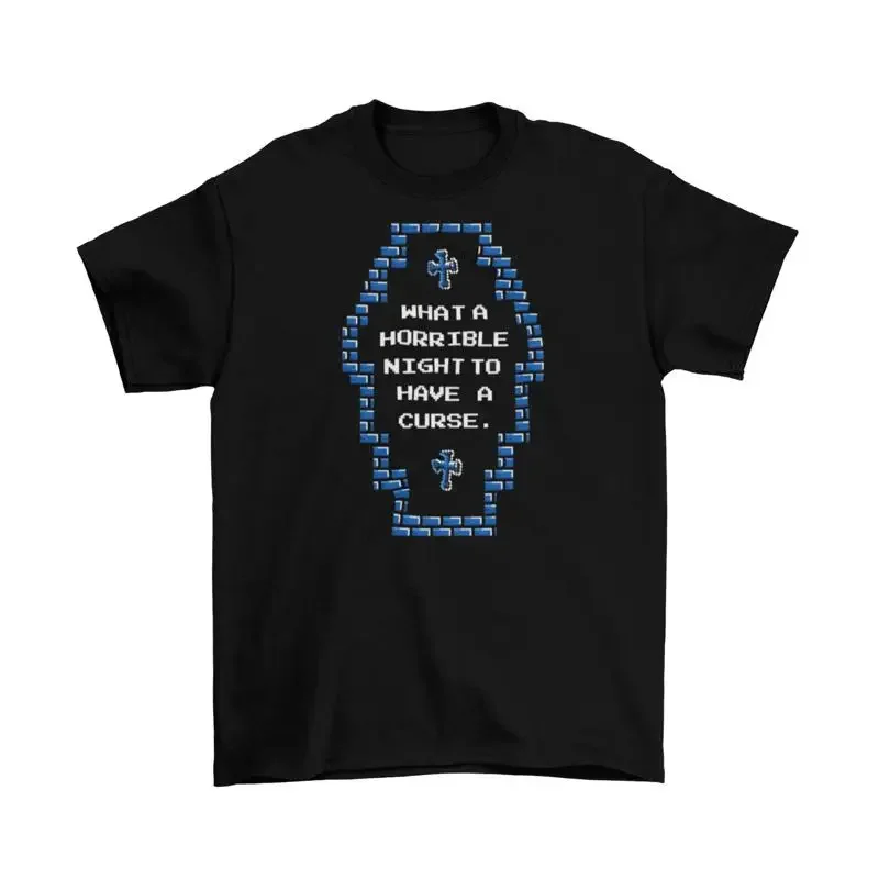 Horrible Night For A Curse T Shirt Adult Funny Sizes Castlevania Nes New