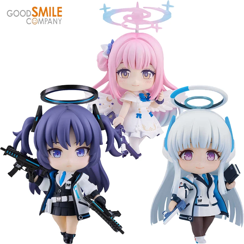 In Stock Genuine Original GSC Hayase Yuka & Raw Salt Noah & Seien Mika Blue Archive Action Anime Figure Model Doll Ornament Gift