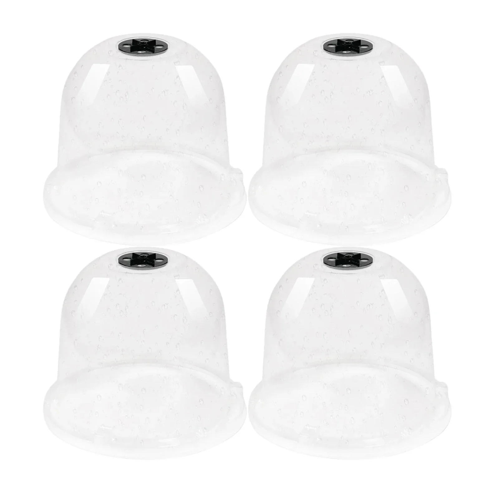 4pcs Plant Dome Transparent Garden Cloche For Plants Protection Frost Covers Outdoor Humidity Dome Gardening Tool Seedling