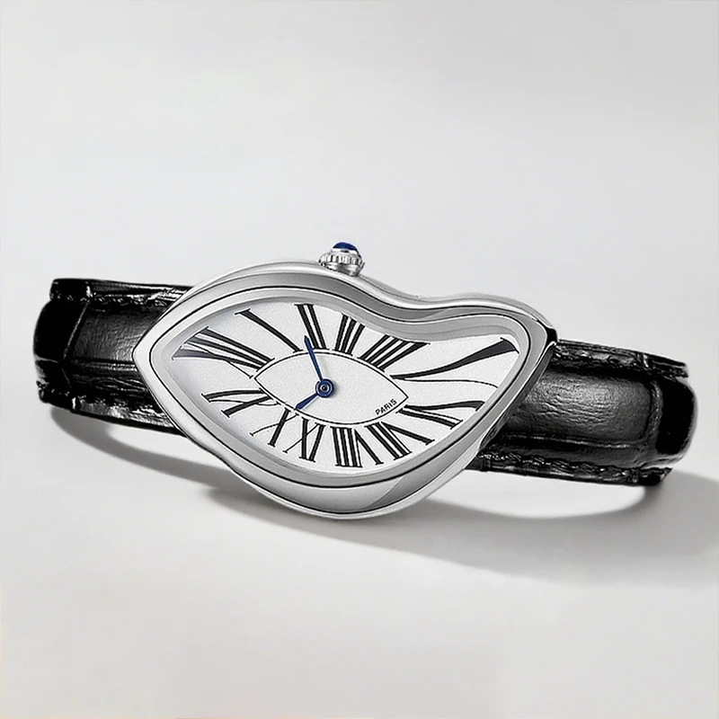 Reloj de pulsera de cuero genuino, moderno y individual, resistente al agua, informal, de cuarzo