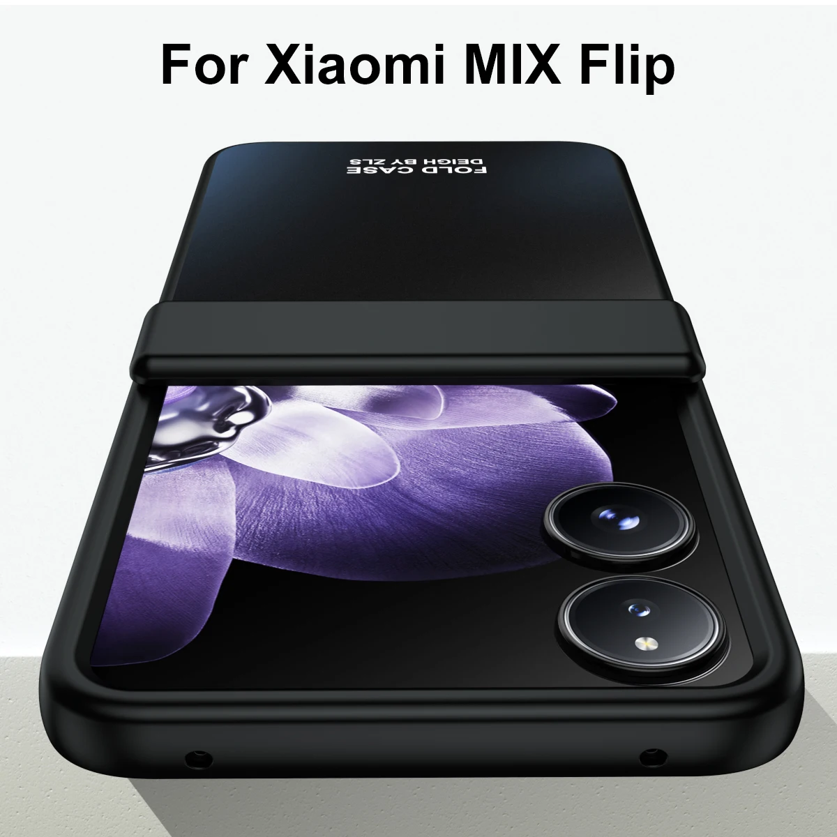 Luksusowe etui z powłoką galwaniczną do Xiaomi MIX Flip 2 Mixflip, ochronne, składane, modne, z motywem gwieździstego nieba, odporne na wstrząsy, plastikowe etui na telefon Mi Flip — zdjęcie produktu 3