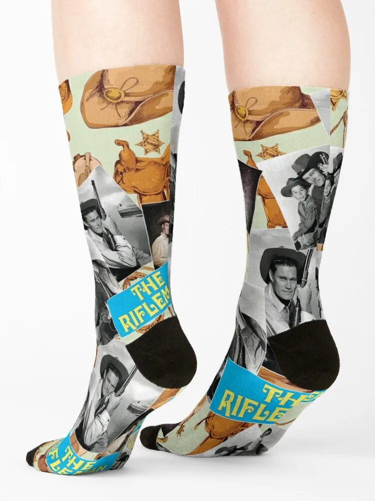 The Rifleman, Western series 60s Socks compression gift colored floral Socks For Men Women's