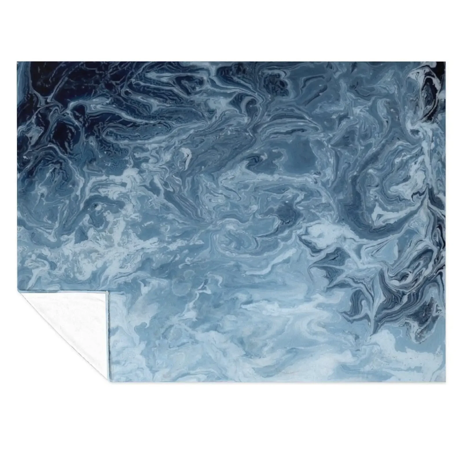

Wave Blue Throw Blanket for babies Kid'S Comforter Personalized Gift Blankets