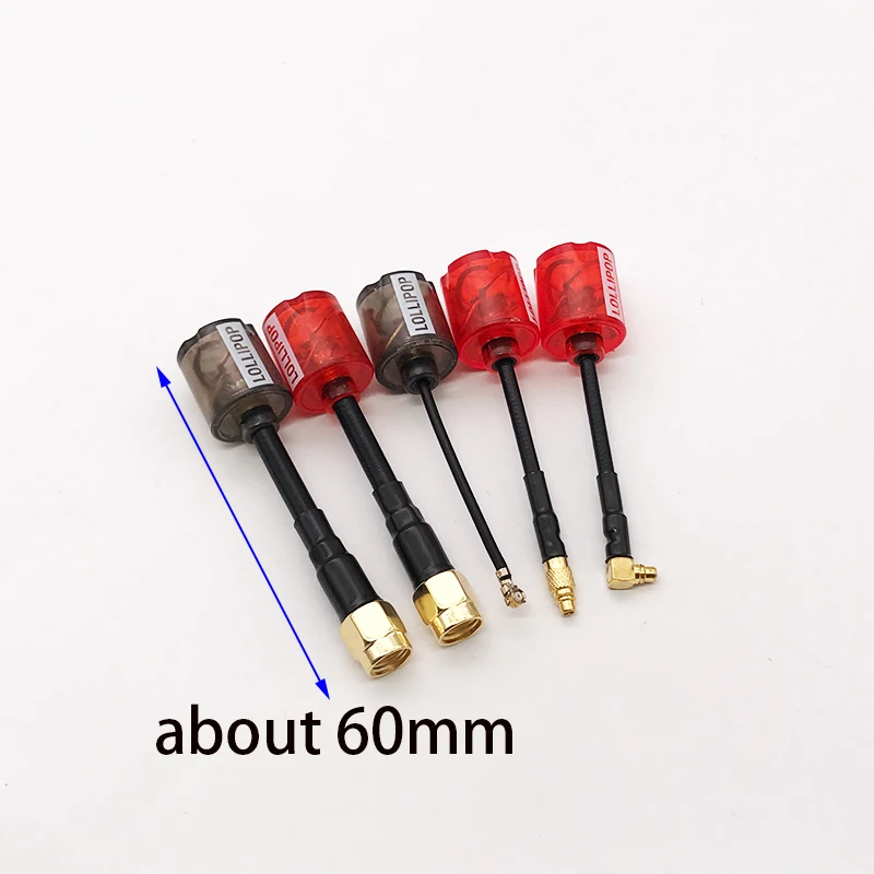 Nouvelle antenne Micro Lollipop 5 RHCP 5.8G FPV à gain élevé 2.8Dbi SMA/RP-SMA/MMCX/UFL antenne pour RC Drone émetteur récepteur partie