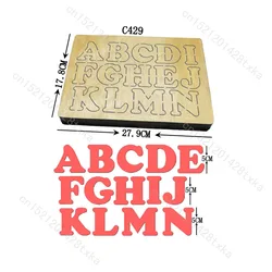 Letter A-Z Wooden Die for Scrapbooking, Cutting Dies, C-429-1, New