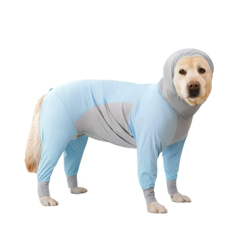 

Summer Big Dog Clothes Jumpsuit Corgi Shiba Inu Border Collie Samoyed Husky Labrador Golden Retriever Large Dog Clothing Apparel