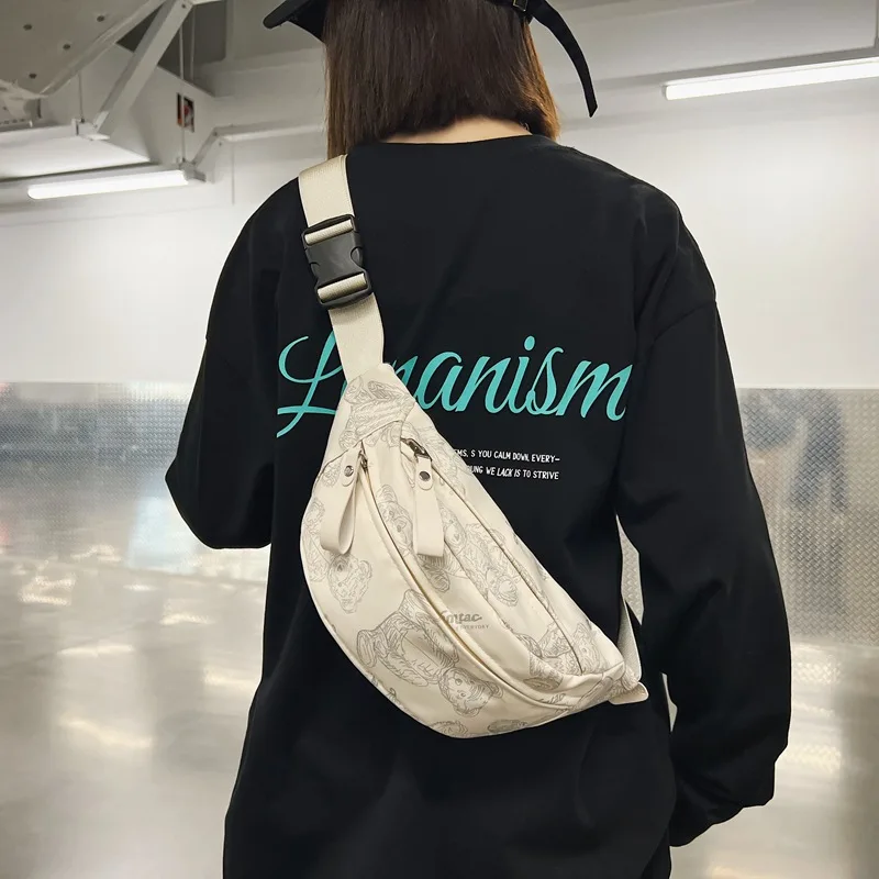 

2025 New Trend Fashion Canvas Bag - Casual Shoulder, Messenger, Sports Chest & Fanny Pack Styles