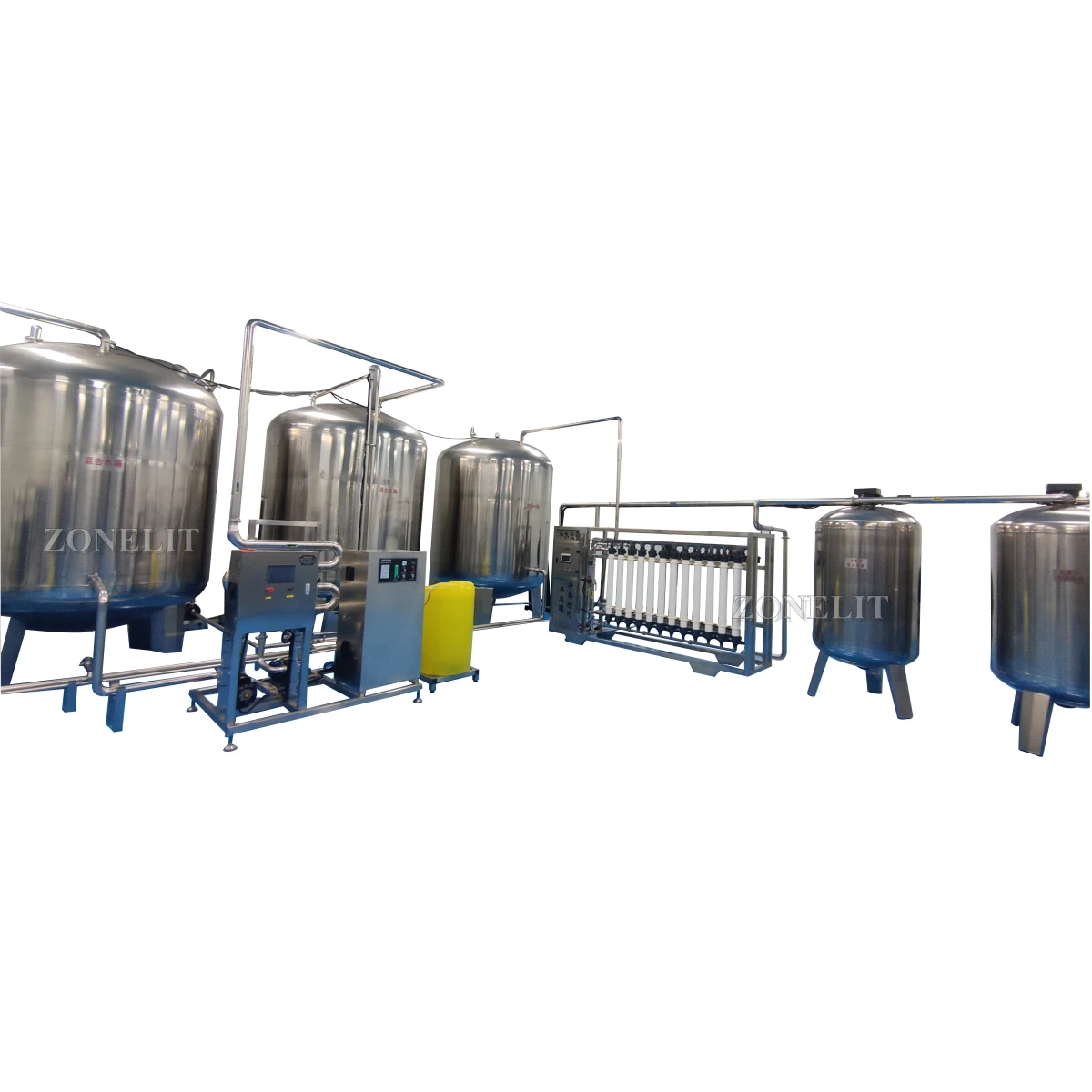 Depuratore industriale RO Sistema di filtraggio dell'acqua ad osmosi inversa Acqua potabile Macchina per acqua purificata