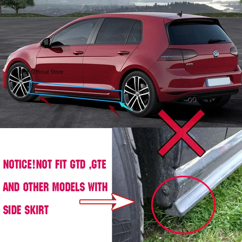Immagine 4: Per Volkswagen VW Golf 7 Mk7 VII 5G 2013 2014 2015 2016 2017 2018 2019 Auto Paraspruzzi Parafanghi Paraspruzzi Parafango Accessori