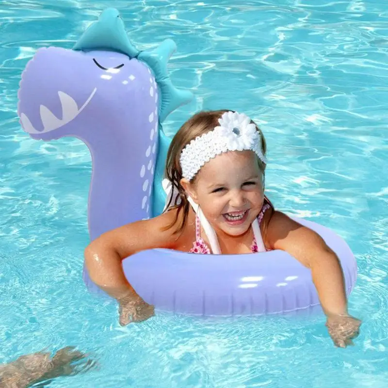 Babyzwemvlotter Veiligheid Drijvende Ring Leuke Trainer Drijft Herten Dinosaurus Krokodil Voor Baby's Peuter Waterpuddle Zwembad Strand