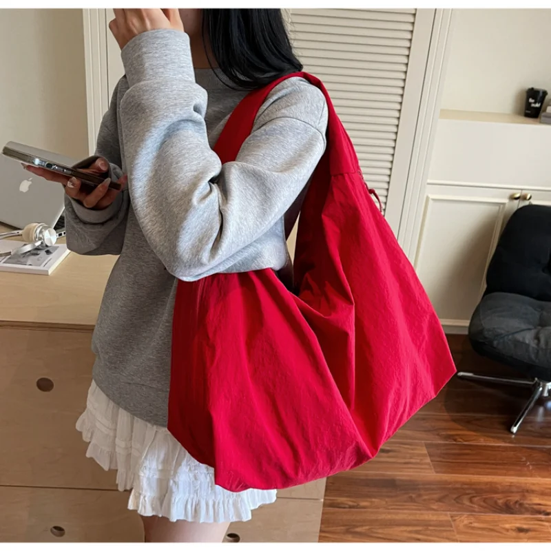 

​2025 Women's Large Tote Bag PU Leather Shoulder Purse Minimalist Commuter Work Bag Solid Color Waterproof Handbag​