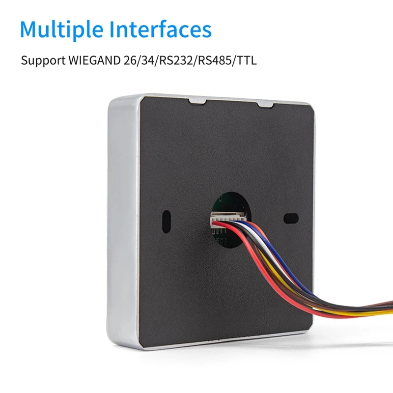 Embedded 1D 2D Barcode Scanner QR Bar Code RFID Card Reader Wiegand Connection Self-Induction For Gate Machine