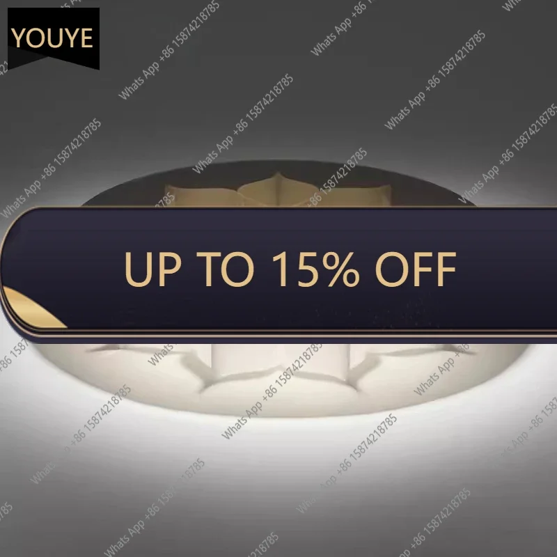 B YX Designer Glass Modern Simple Hotel Villa Club Small Apartment Clear Bar Hall Lotus Coffee Table Round