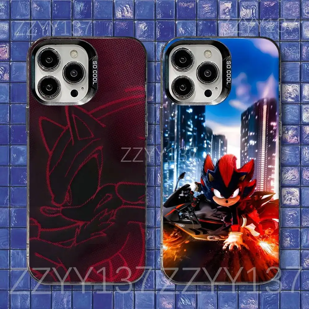 

Shadow 10 H-HedgehogES Phone Case For iPhone 17,16,15,14,13,12,11,Air,X,XR,Pro,Max,Plus Shockproof Matte Cover