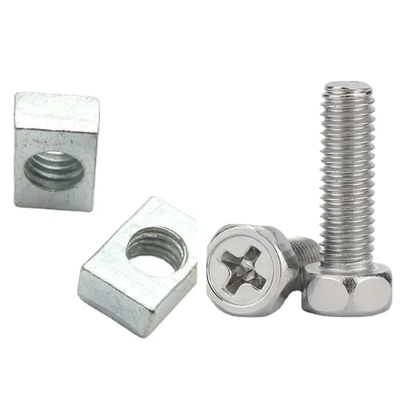 

100Set Universal Motorcycle Scooter ATV Dirt Bike Battery Terminal Nut and Bolt Screws M5x10mm M6x12mm 4Ah 5Ah 6AH 7Ah