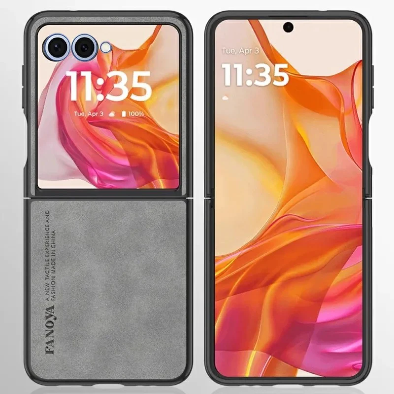 

Luxury PU Leather Case For Samsung Galaxy Z Flip 7 FE Cover Matte Protection Silicone Phone Case Coque For Galaxy Z Flip 7 FE