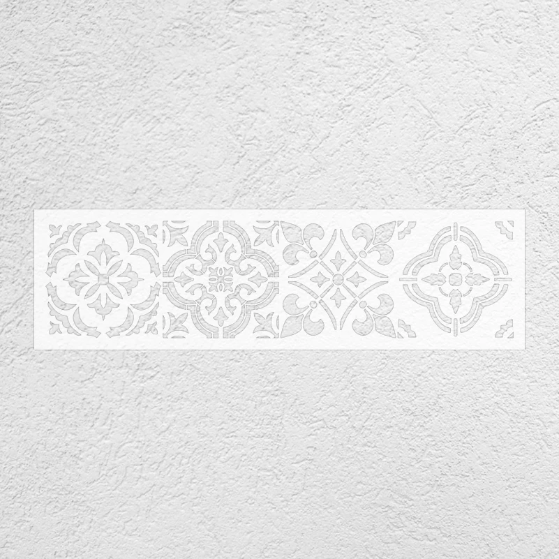 81cm - 121cm Stencil Wall Decor For Plaster Template Furniture Makers Decors Putty Painting Decorative Brick Rollers Tile S586